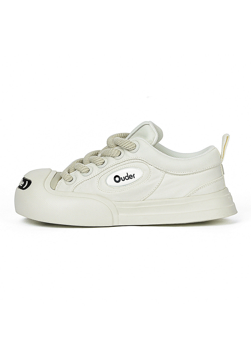OUDER丨Open Smile Canvas Shoes-White - PSYLOS 1, OUDER丨Open Smile Canvas Shoes-White, Canvas Sneakers, OUDER, PSYLOS 1