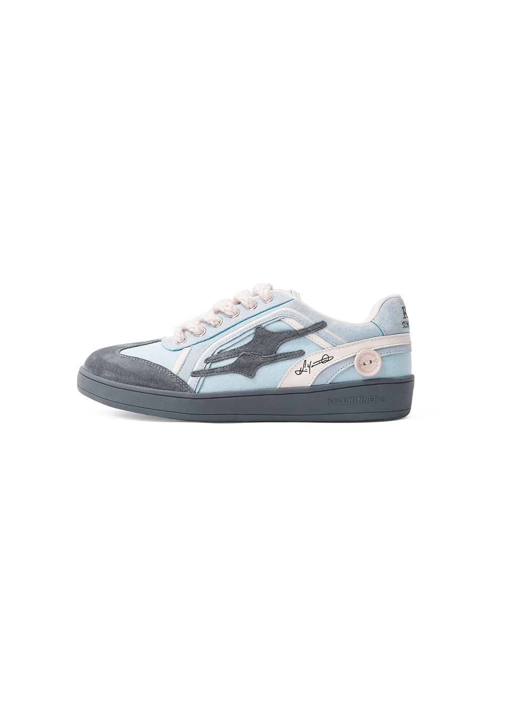 KILLWINNER丨Retro Training Sneaker-Grey Blue - PSYLOS 1, KILLWINNER丨Retro Training Sneaker-Grey Blue, Retro Trainers, KILLWINNER•JAPAN, PSYLOS 1