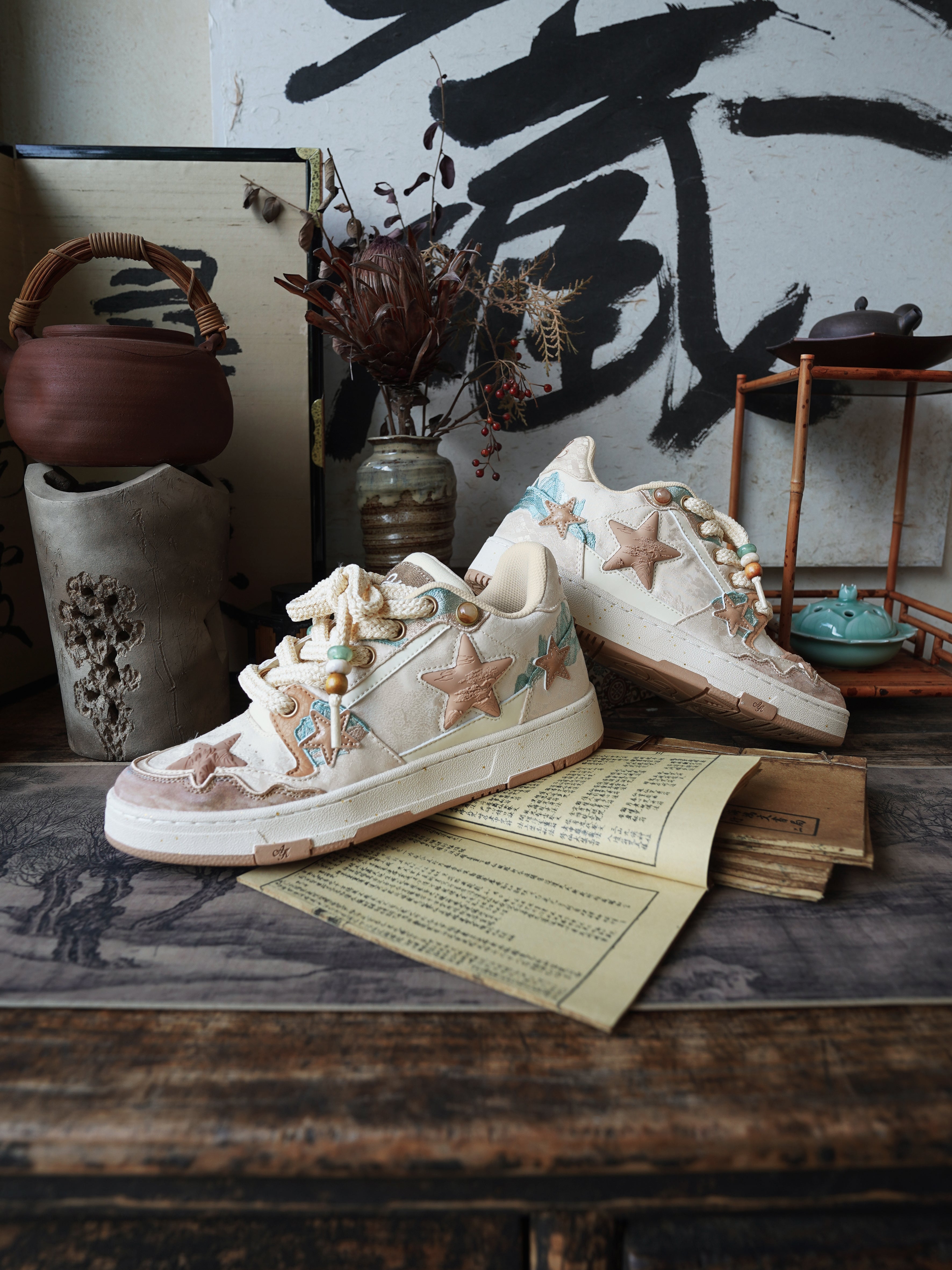 KAALIXTO丨Star Sneakers-Along the River During the Qingming Festival Limited Edition - PSYLOS 1, KAALIXTO丨Star Sneakers-Along the River During the Qingming Festival Limited Edition, Chunky Sneakers, KAALIXTO•JAPAN, PSYLOS 1
