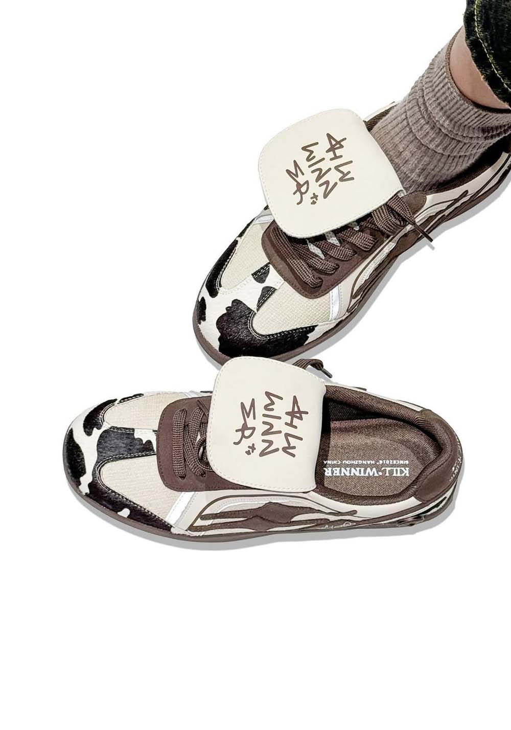 KILLWINNER丨Retro Training Sneaker-Brown - PSYLOS 1, KILLWINNER丨Retro Training Sneaker-Brown, Retro Trainers, KILLWINNER•JAPAN, PSYLOS 1