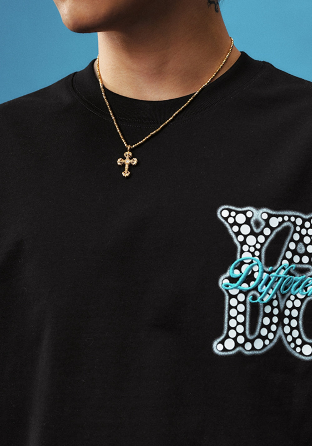 YADcrew丨YADcrew Halo Dot Tee-Black - PSYLOS 1, YADcrew丨YADcrew Halo Dot Tee-Black, T-Shirt, YADcrew, PSYLOS 1