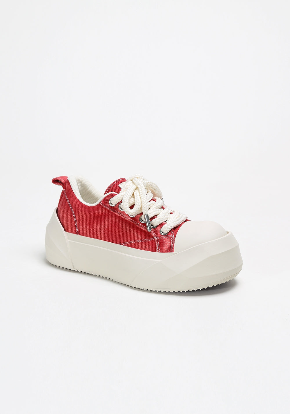 ADC丨Bare Look Washed Denim Platform Sneakers - PSYLOS 1, ADC丨Bare Look Washed Denim Platform Sneakers, Chunky Sneakers, ADC, PSYLOS 1