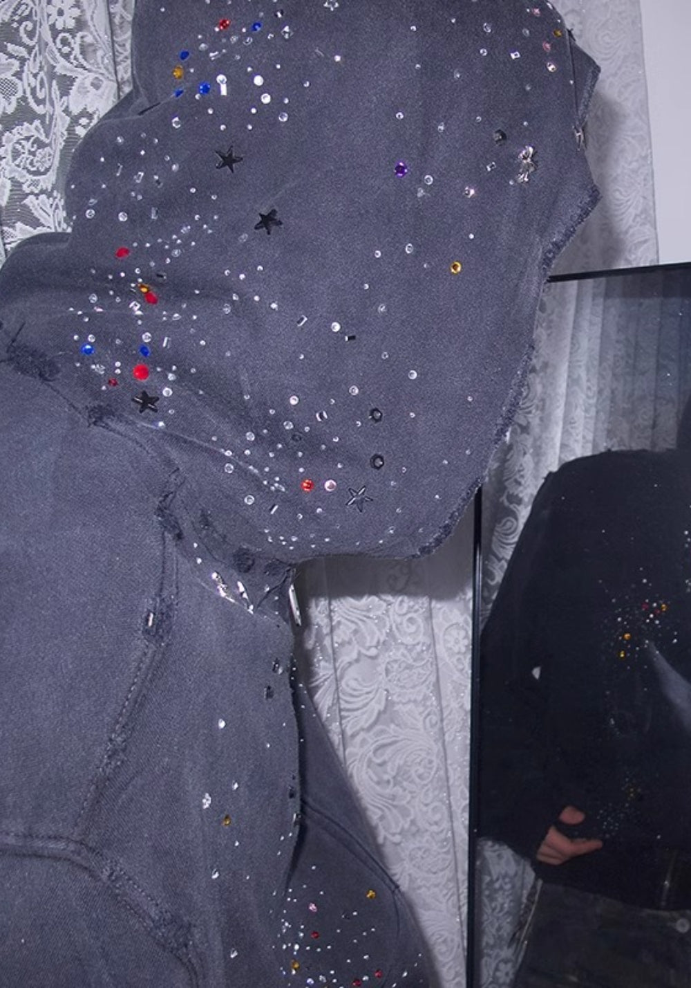 DND4DES丨Colorful Rhinestone Hoodie - PSYLOS 1, DND4DES丨Colorful Rhinestone Hoodie, Hoodie, DND4DES•JAPAN, PSYLOS 1