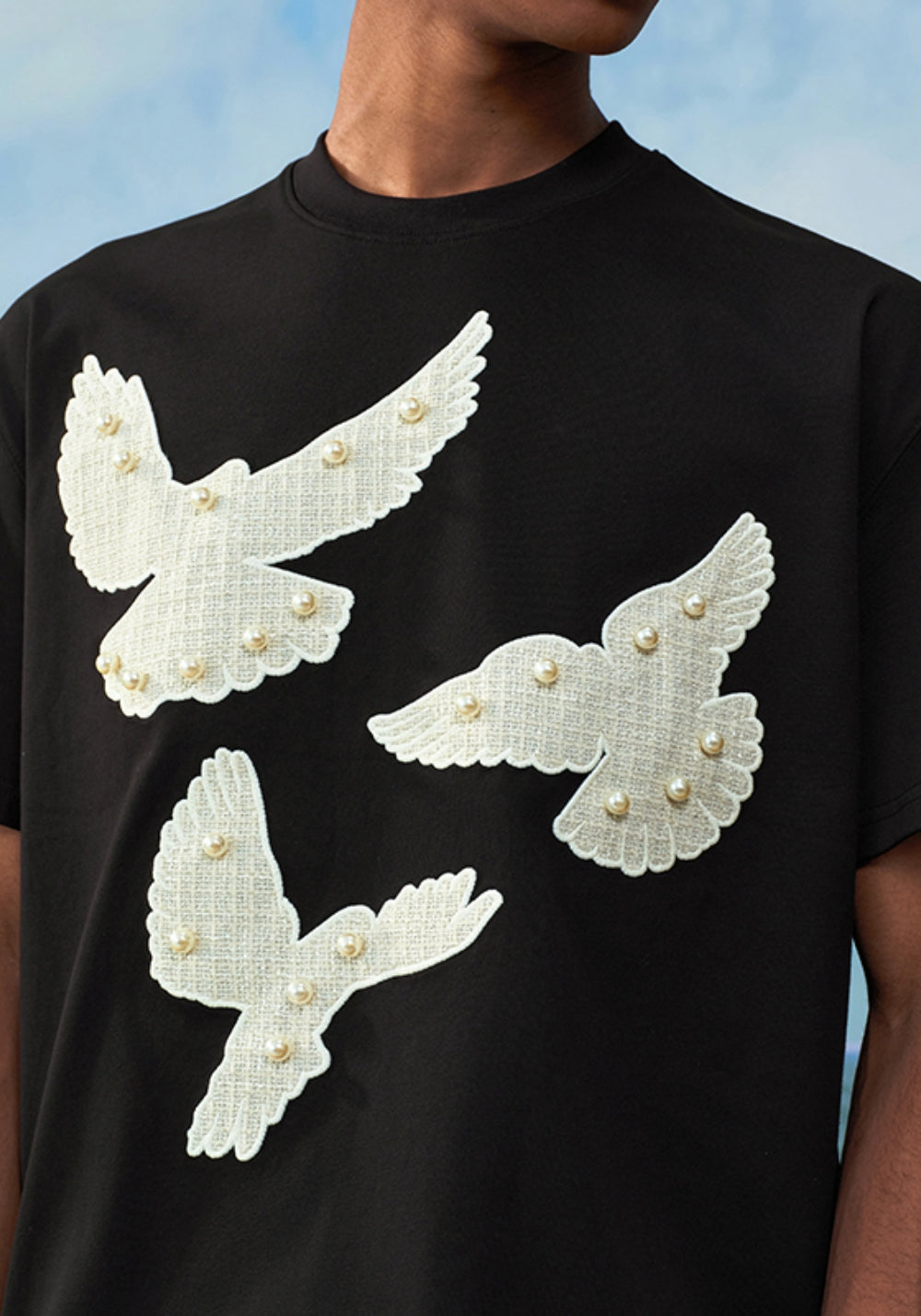 YADcrew丨YADcrew Chanel-Inspired Pearl Tee - PSYLOS 1, YADcrew丨YADcrew Chanel-Inspired Pearl Tee, T-Shirt, YADcrew•JAPAN, PSYLOS 1