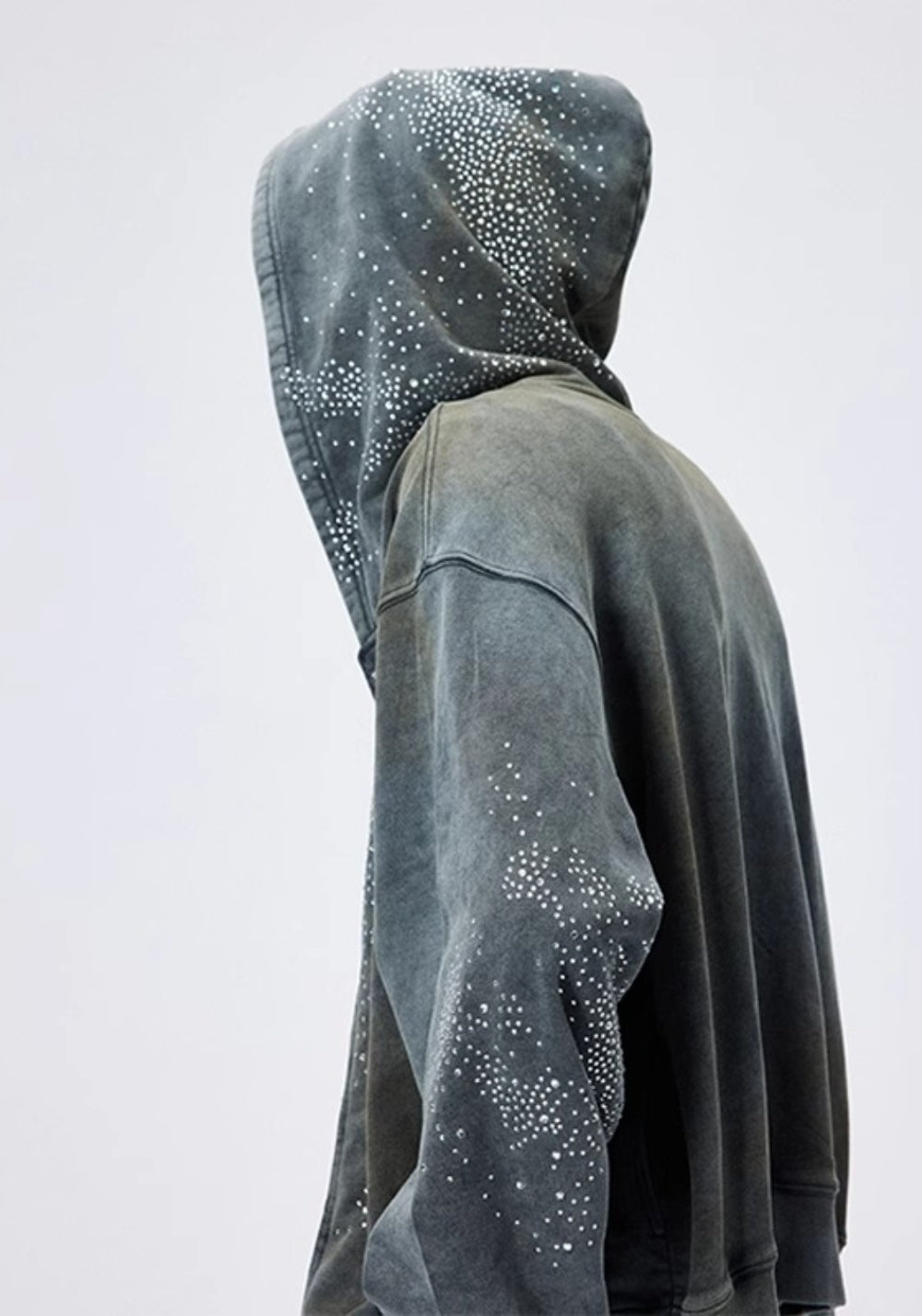 DND4DES丨Colorful Rhinestone Washed Distressed Hoodie - PSYLOS 1, DND4DES丨Colorful Rhinestone Washed Distressed Hoodie, Hoodie, DND4DES•JAPAN, PSYLOS 1