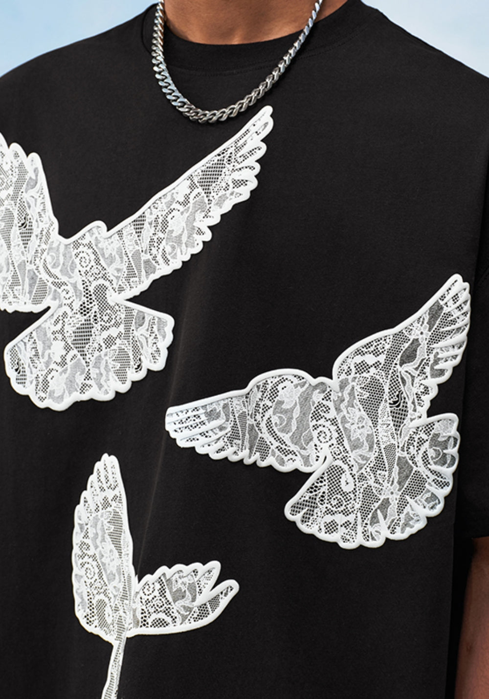 YADcrew丨YADcrew Lace Dove Tee - PSYLOS 1, YADcrew丨YADcrew Lace Dove Tee, T-Shirt, YADcrew, PSYLOS 1