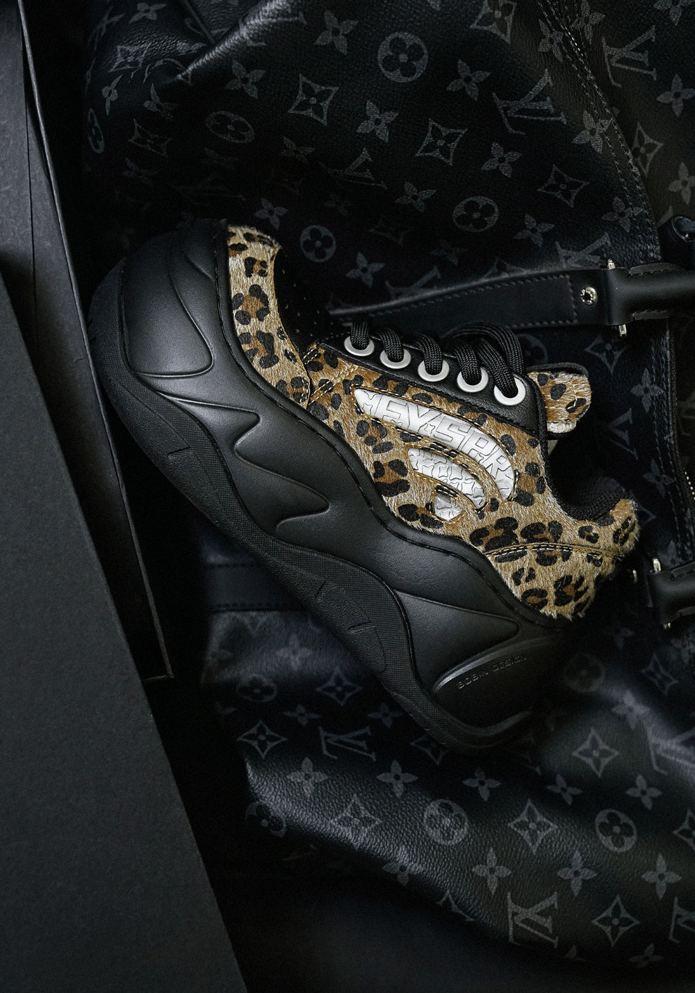 FYSPR丨Leopard Chunky Wave Sneakers - PSYLOS 1, FYSPR丨Leopard Chunky Wave Sneakers, Chunky Sneakers, FYSPR•JAPAN, PSYLOS 1