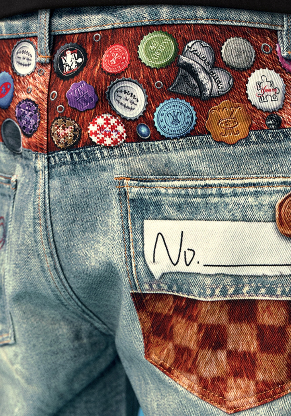 YADcrew丨YADcrew Bottlecap Badge Pants - PSYLOS 1, YADcrew丨YADcrew Bottlecap Badge Pants, Pants, YADcrew, PSYLOS 1