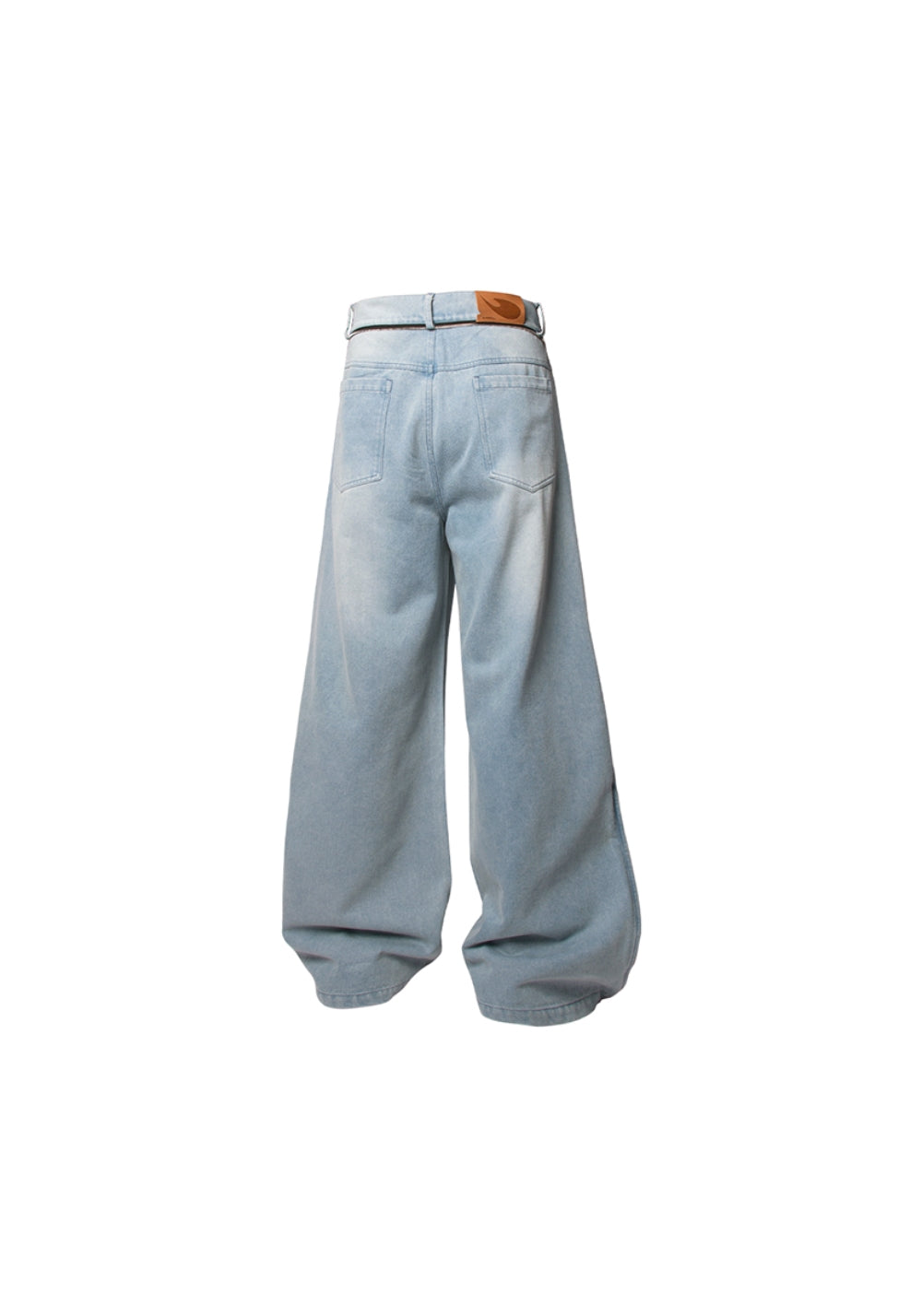 RELABEL丨Washed Zip Waist Straight Jeans - PSYLOS 1, RELABEL丨Washed Zip Waist Straight Jeans, Pants, RELABEL, PSYLOS 1