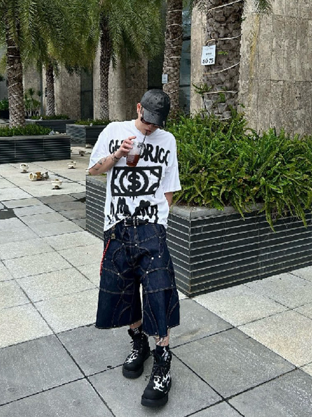 CIRCLECUSTOM | PARASYTE SERIES BLACK TIMBERLAND REMAKE - PSYLOS 1, CIRCLECUSTOM | PARASYTE SERIES BLACK TIMBERLAND REMAKE, Boots, CIRCLECUSTOM, PSYLOS 1