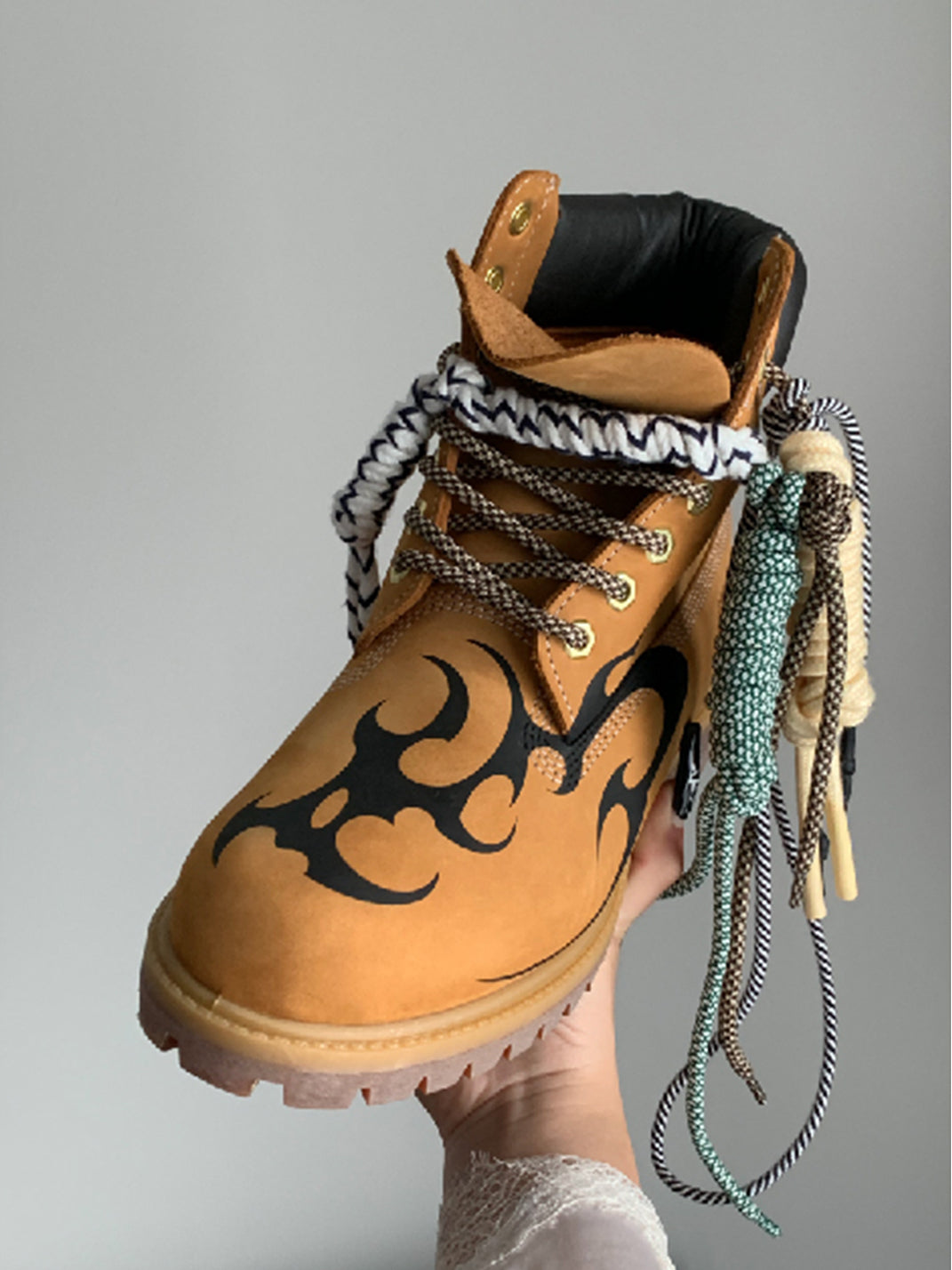CIRCLECUSTOM丨 PARASYTE SERIES YELLOW TIMBERLAND REMAKE - PSYLOS 1, CIRCLECUSTOM丨 PARASYTE SERIES YELLOW TIMBERLAND REMAKE, Boots, CIRCLECUSTOM, PSYLOS 1