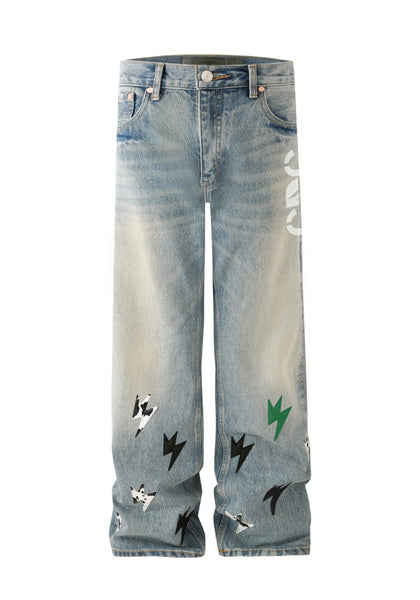 ★韓国人気★Rest & Recreation★WASHED DENIM PANTS 93884b6d8e56851b31e3c8f4672c1f