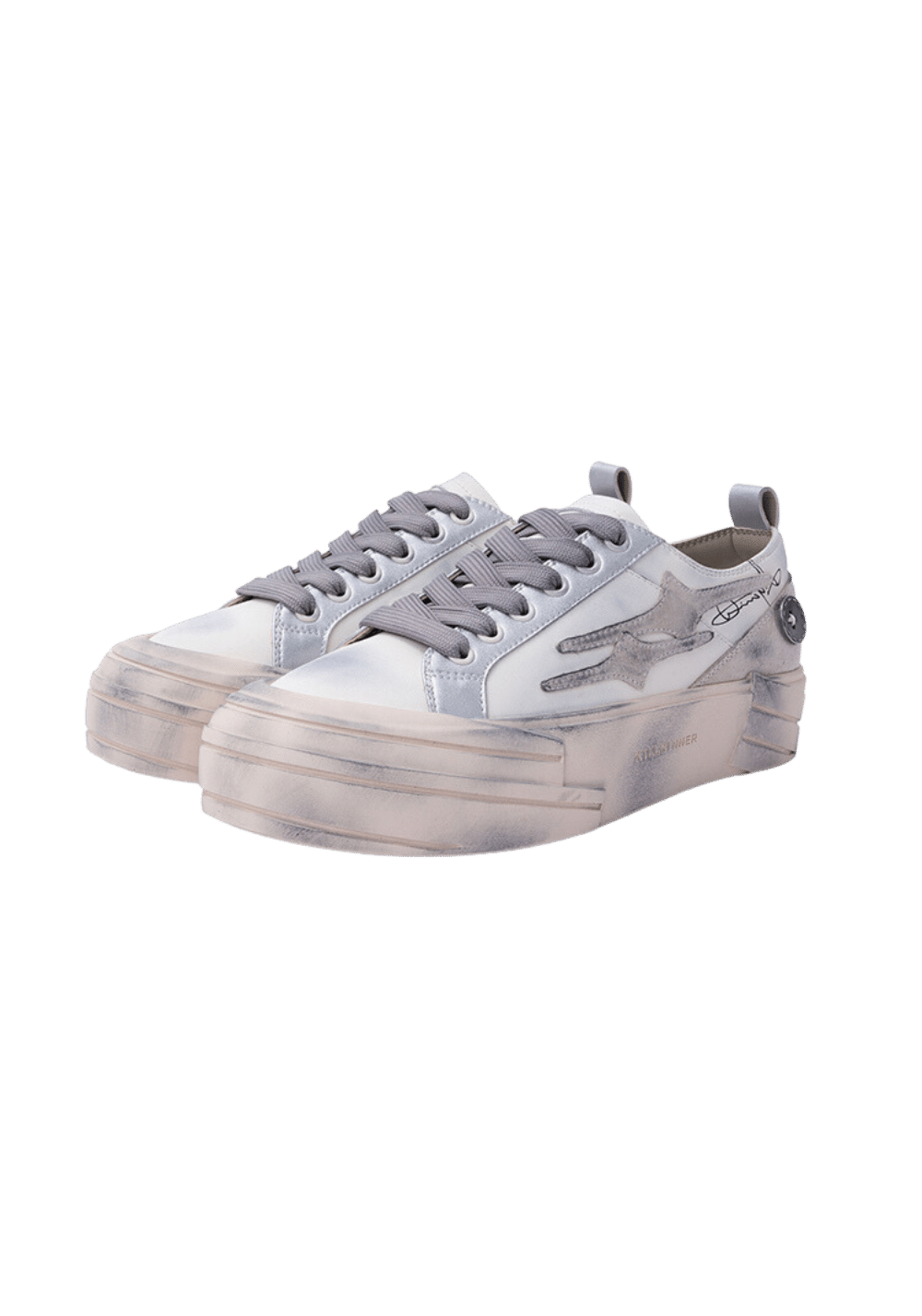 Slate Gray Canvas Shoes - PSYLOS 1, Slate Gray Canvas Shoes, Shoes, KILLWINNER, PSYLOS 1