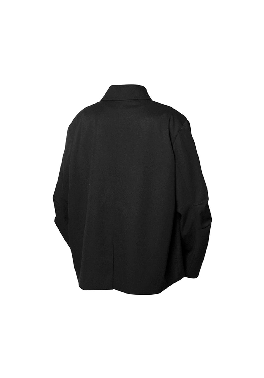 RELABEL Three-Dimensional Reconstruction (Reshape) Curved Foldable Collar Detachable Oversized Double-Placket Blazer