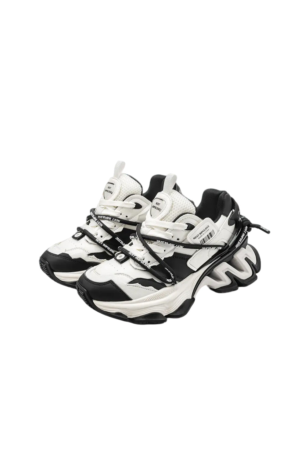 NEXT IMPULSIVE丨Impulse Series Dad Shoes-Black&White - PSYLOS 1, NEXT IMPULSIVE丨Impulse Series Dad Shoes-Black&White, Chunky Sneakers, NEXT IMPULSIVE•JAPAN, PSYLOS 1
