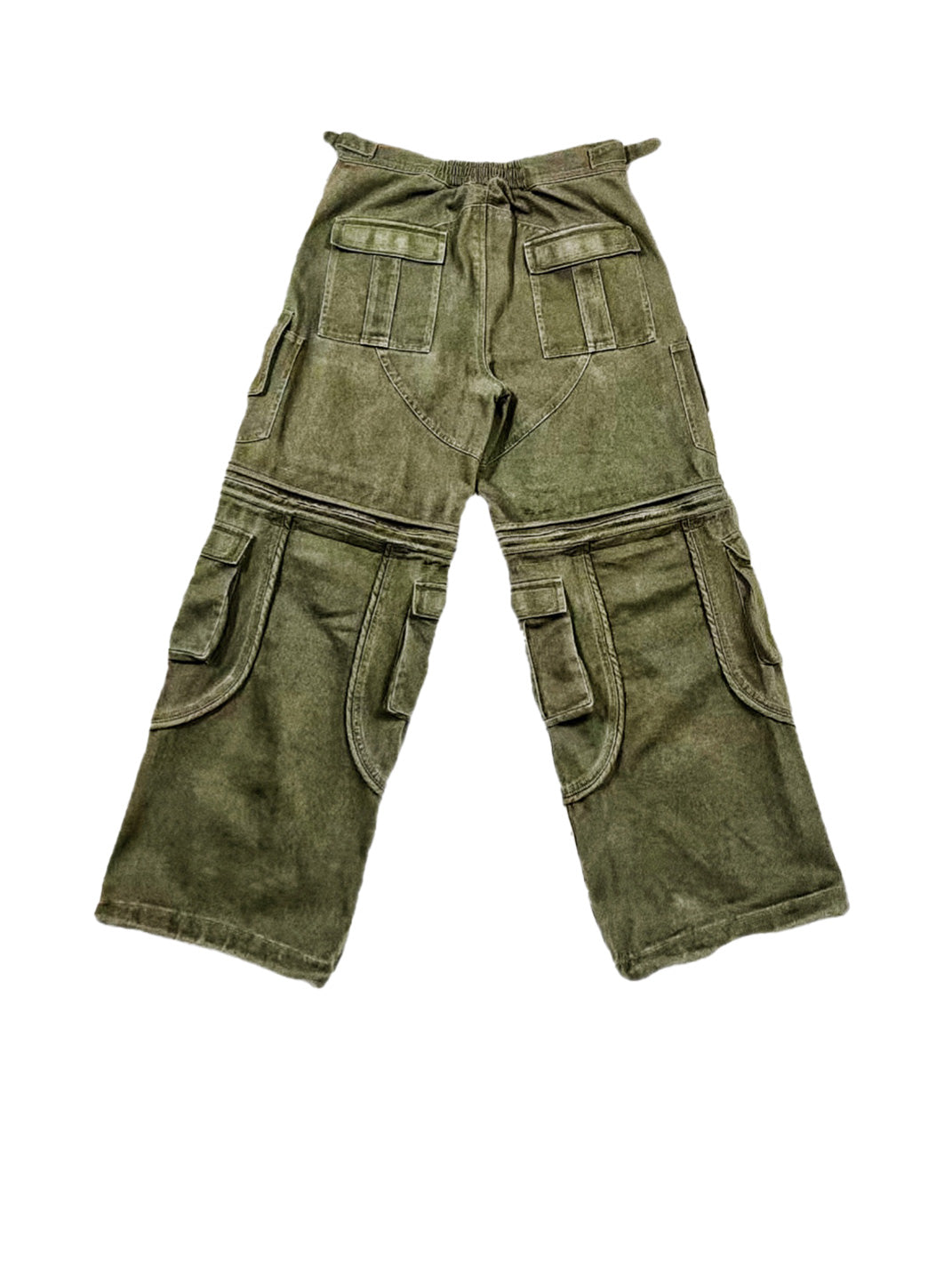 WoosterArchive | Millitary Green Cargo Pants With Removable Legs - PSYLOS 1, WoosterArchive | Millitary Green Cargo Pants With Removable Legs, Men's Wear, WoosterArchive, PSYLOS 1