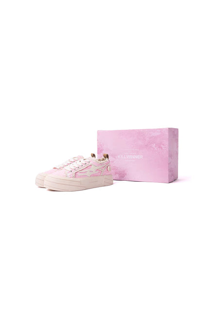 Flower Pink Canvas Shoes - PSYLOS 1, Flower Pink Canvas Shoes, Shoes, KILLWINNER, PSYLOS 1
