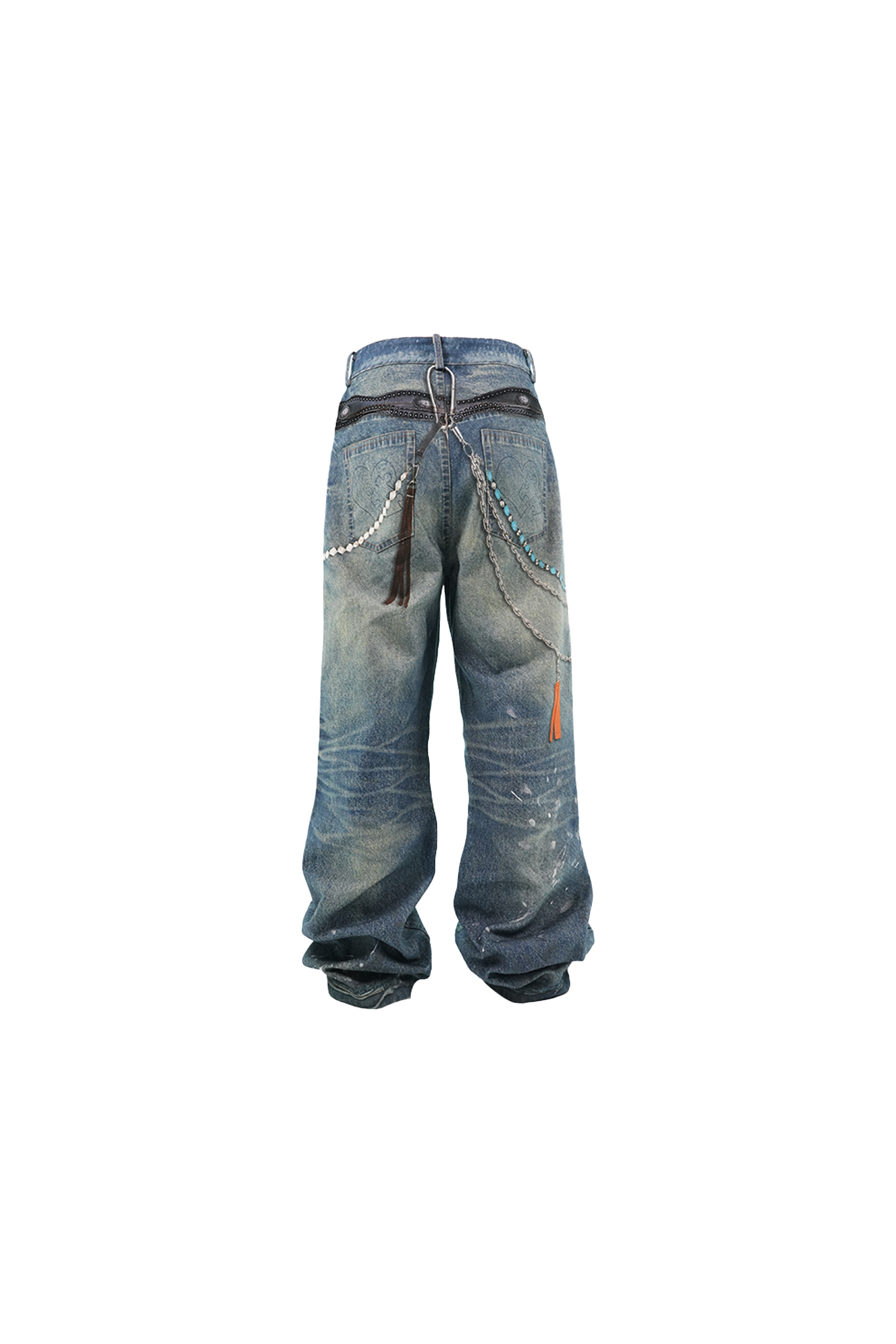 YADcrew丨3D Printed Street Vintage Jeans - PSYLOS 1, YADcrew丨3D Printed Street Vintage Jeans, Jeans, YADcrew•JAPAN, PSYLOS 1