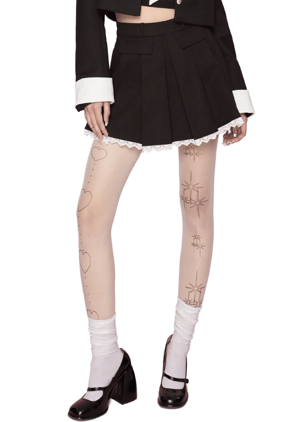 Lace Skirt - PSYLOS 1, Lace Skirt, skirt, LHC MODA, PSYLOS 1