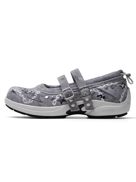 MULE DONKEY | "Punk Ballet" Hybrid Strapped Mary Jane Trainer - PSYLOS 1, MULE DONKEY | "Punk Ballet" Hybrid Strapped Mary Jane Trainer, Unisex Shoes, MULE DONKEY, PSYLOS 1