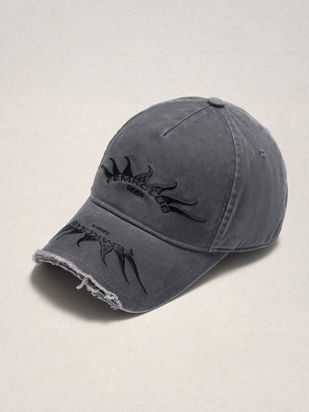 FLEAMARKET | 1994 Flamework Washed Curve Brim Cap - PSYLOS 1, FLEAMARKET | 1994 Flamework Washed Curve Brim Cap, Hats, FLEAMARKET, PSYLOS 1