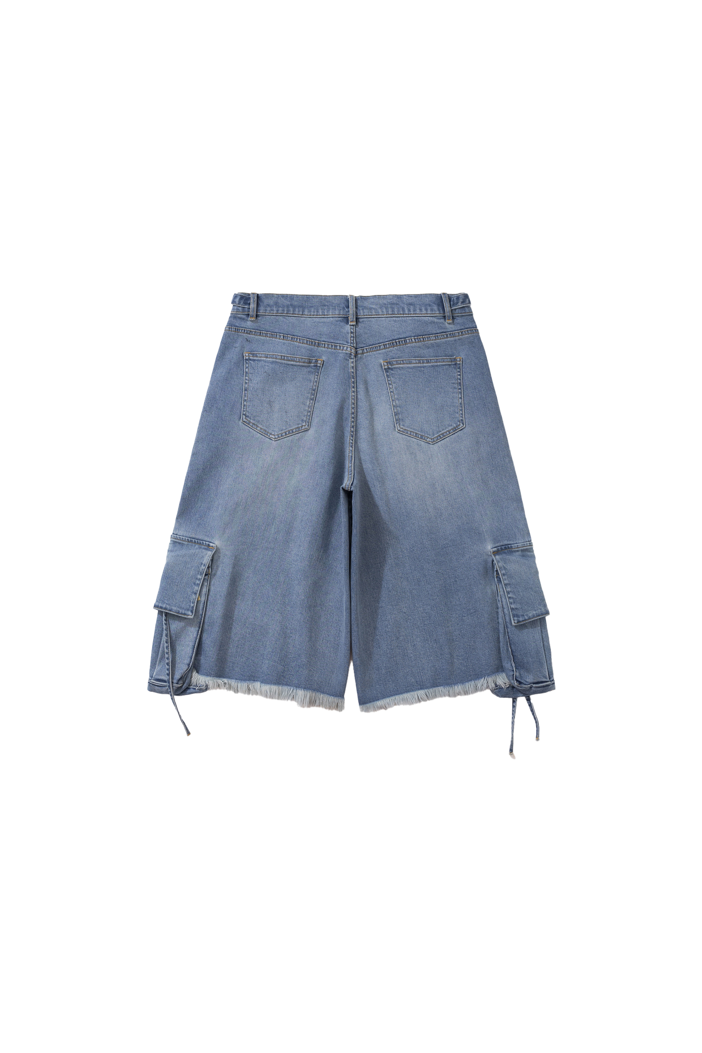 BURNIN*Underground Palace Embroidered Washed Denim Shorts - PSYLOS 1, BURNIN*Underground Palace Embroidered Washed Denim Shorts, Pants, Burnin, PSYLOS 1