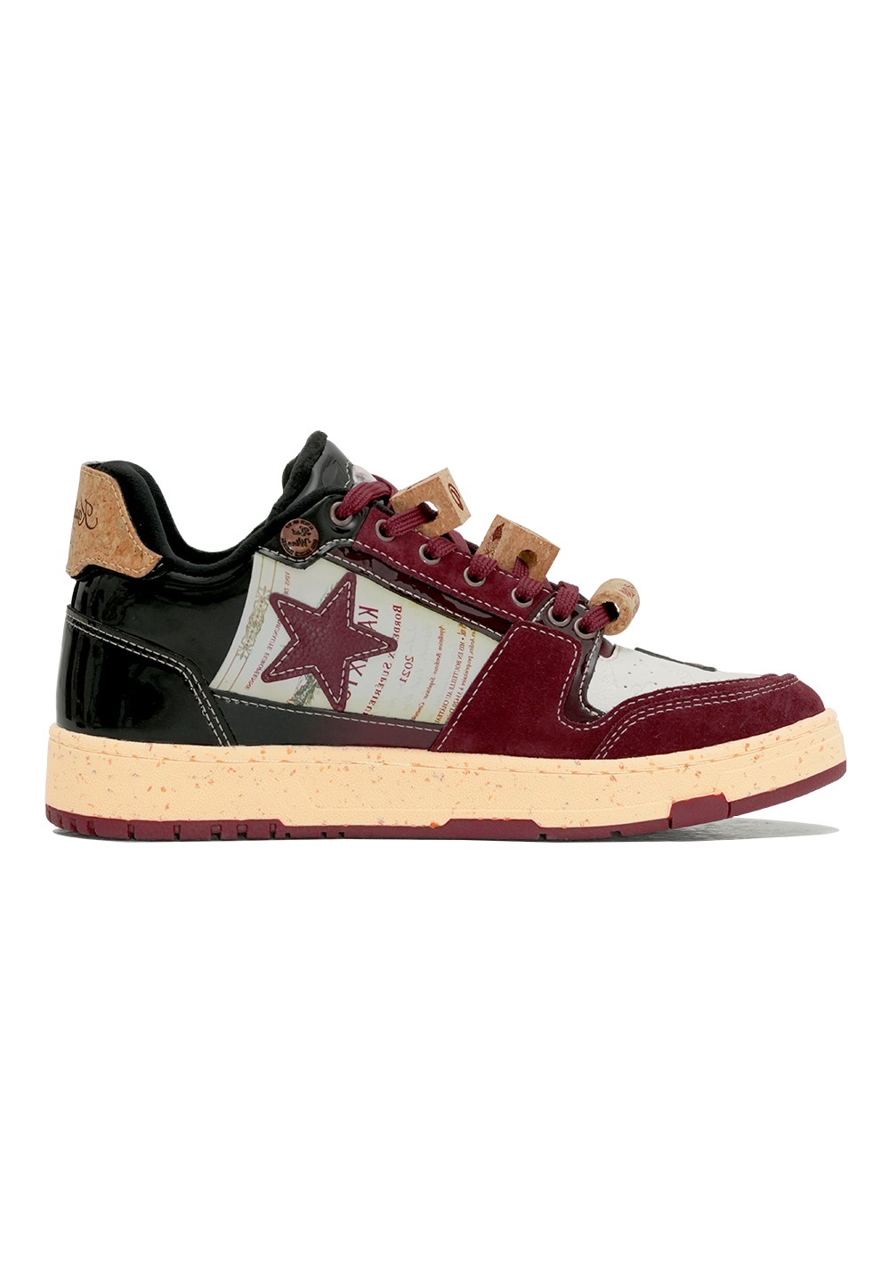 Retro Star Sneakers-Wine Limited - PSYLOS 1, Retro Star Sneakers-Wine Limited, Shoes, KAALIXTO, PSYLOS 1