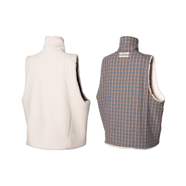 RELABEL丨Double-faced Sherpa Vest - PSYLOS 1, RELABEL丨Double-faced Sherpa Vest, Vest, RELABEL, PSYLOS 1