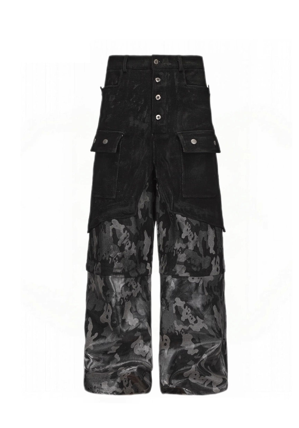 Disark│Camo Wide-Leg Pants (Avant-Garde Cut) - PSYLOS 1, Disark│Camo Wide-Leg Pants (Avant-Garde Cut), Pants, Disark, PSYLOS 1