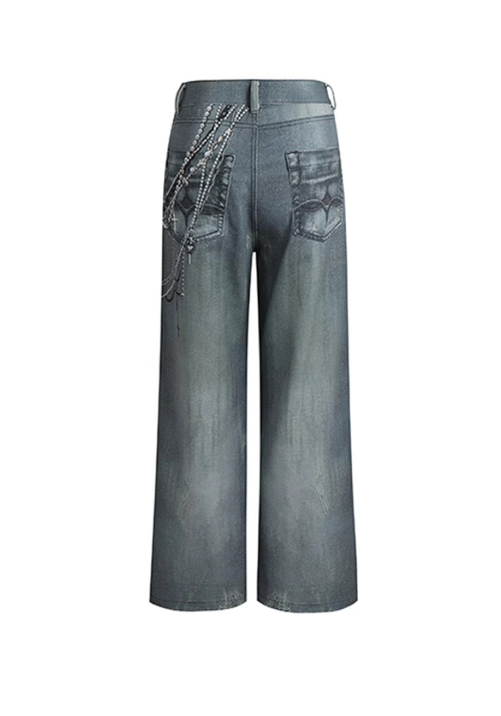 DND4DES丨All-Over Pearl Chain Denim Jeans - PSYLOS 1, DND4DES丨All-Over Pearl Chain Denim Jeans, Pants, DND4DES•JAPAN, PSYLOS 1