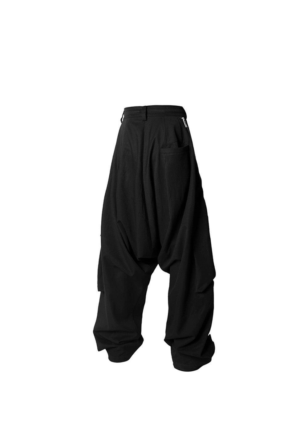 RELABEL丨Low-Rise Multi-Fold Asymmetrical Casual Suit Pants - PSYLOS 1, RELABEL丨Low-Rise Multi-Fold Asymmetrical Casual Suit Pants, Pants, RELABEL, PSYLOS 1