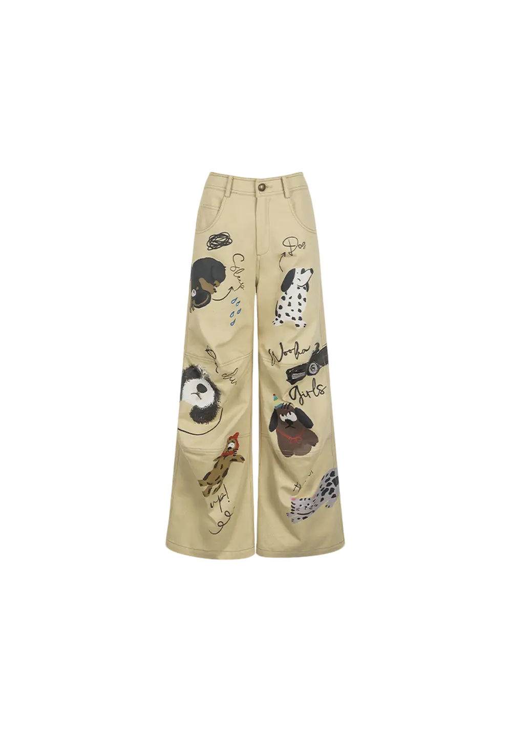 Graffiti Print Pants - PSYLOS 1, Graffiti Print Pants, Pants, WooHa, PSYLOS 1