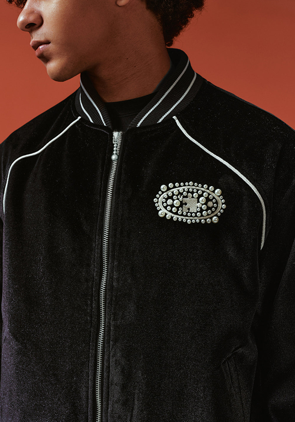 YADcrew丨Velvet Pearl Embroidered Court Style Jacket - PSYLOS 1, YADcrew丨Velvet Pearl Embroidered Court Style Jacket, Jacket, YADcrew•JAPAN, PSYLOS 1