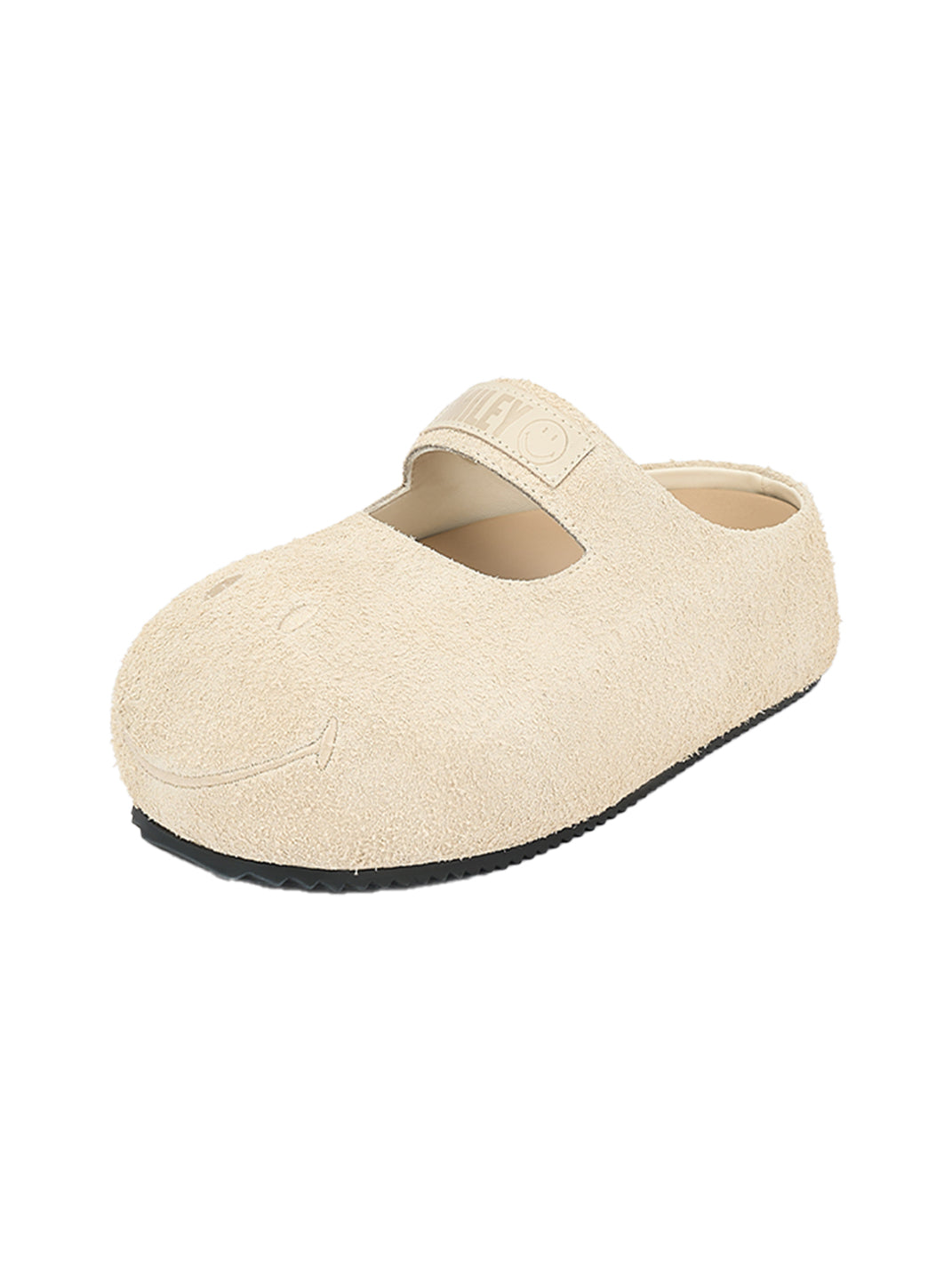 SMILEY | Beige Slip-On Mary Jane Mules - PSYLOS 1, SMILEY | Beige Slip-On Mary Jane Mules, Slippers, SMILEY•JAPAN, PSYLOS 1