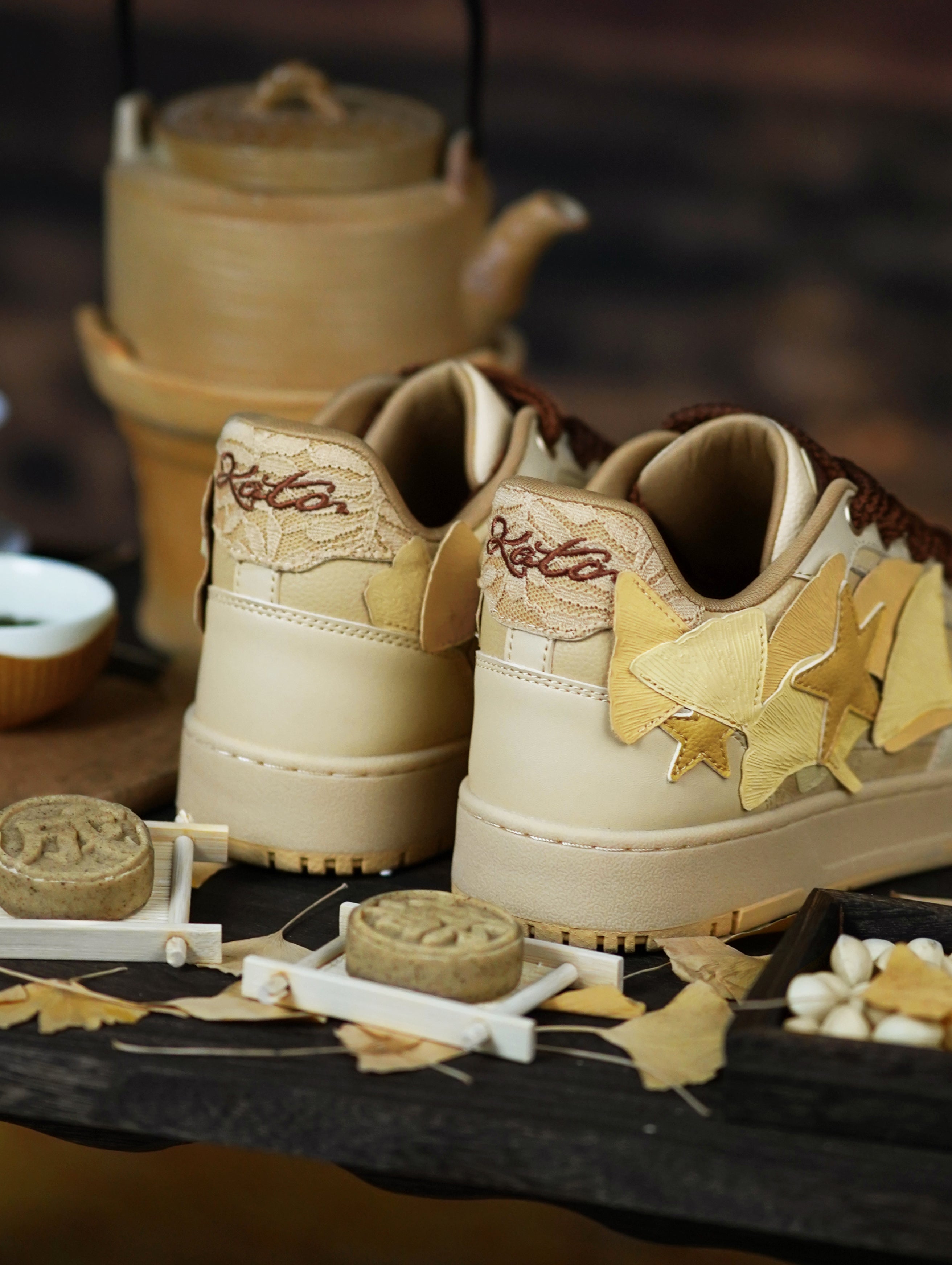 KAALIXTO丨Star Sneakers-Kaalixto Ginkgo Leaf Limited Edition - PSYLOS 1, KAALIXTO丨Star Sneakers-Kaalixto Ginkgo Leaf Limited Edition, Chunky Sneakers, KAALIXTO•JAPAN, PSYLOS 1