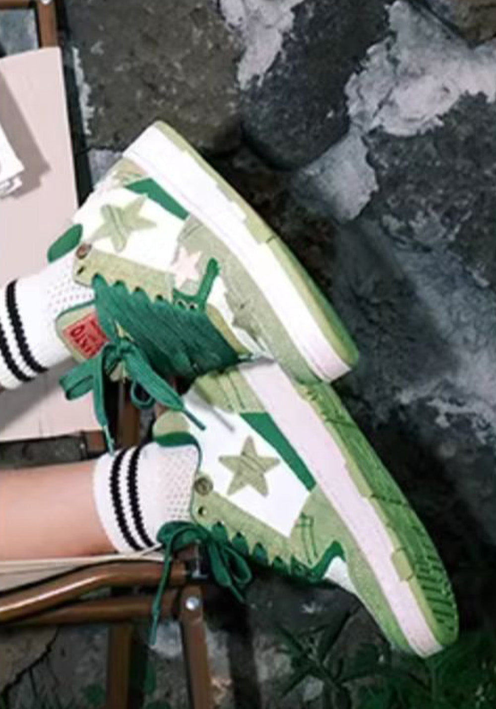 KAALIXTO丨Retro Star Sneakers - Avocado - PSYLOS 1, KAALIXTO丨Retro Star Sneakers - Avocado, Skate Shoes, Hype States Sale, PSYLOS 1