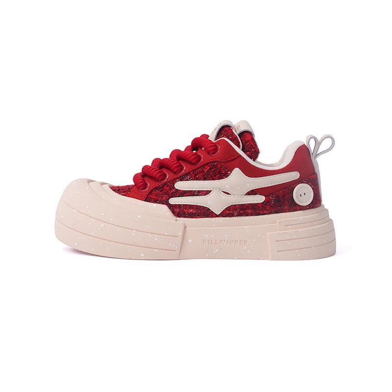 KILLWINNER丨Smile Life Sneaker - Red - PSYLOS 1, KILLWINNER丨Smile Life Sneaker - Red, Chunky Sneakers, Hype States Sale, PSYLOS 1