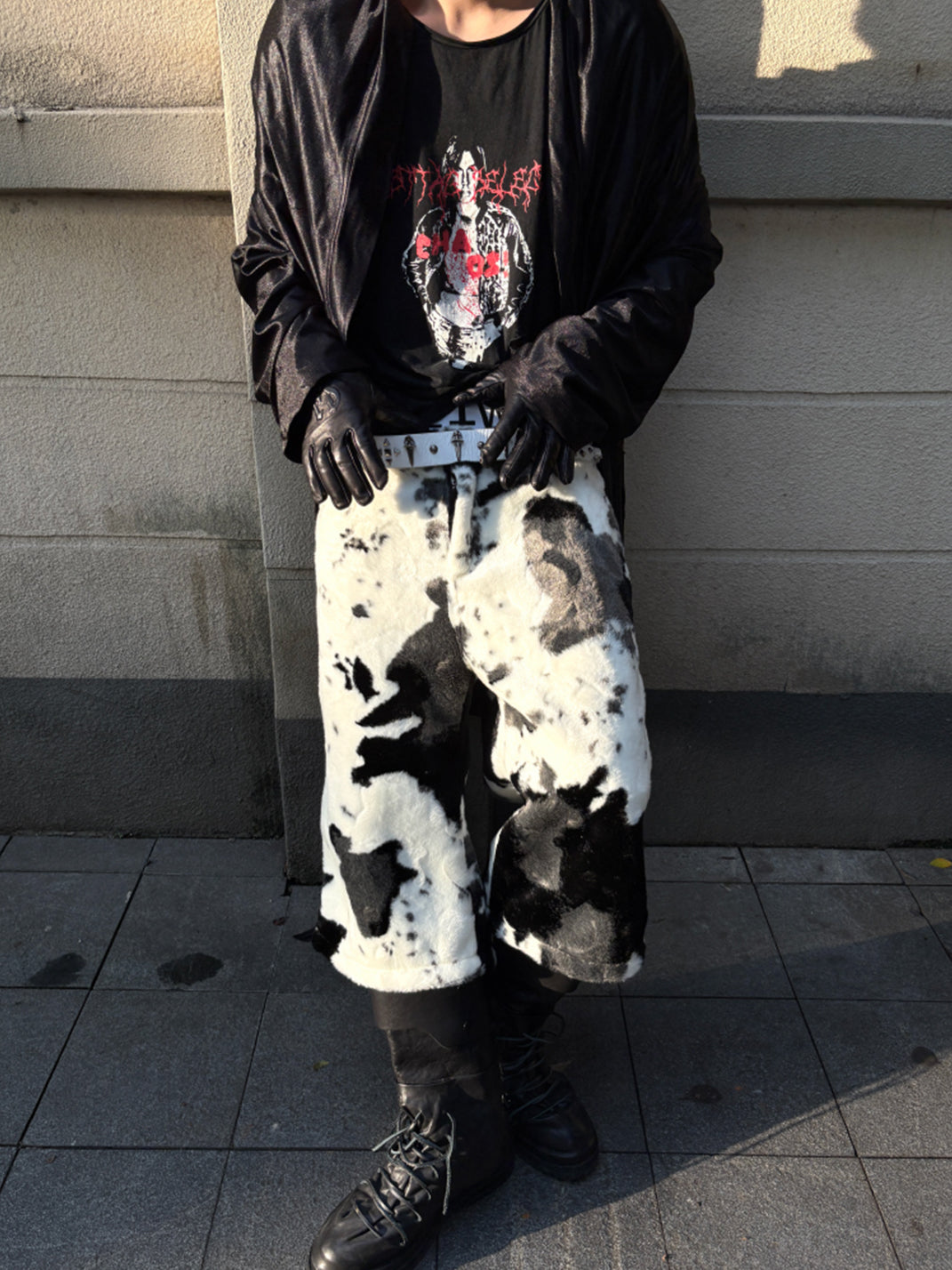 GOJOYJINNI丨Washed Portrait Print Vintage T-Shirt - PSYLOS 1, GOJOYJINNI丨Washed Portrait Print Vintage T-Shirt, T-Shirt, GOJOYJINNI, PSYLOS 1