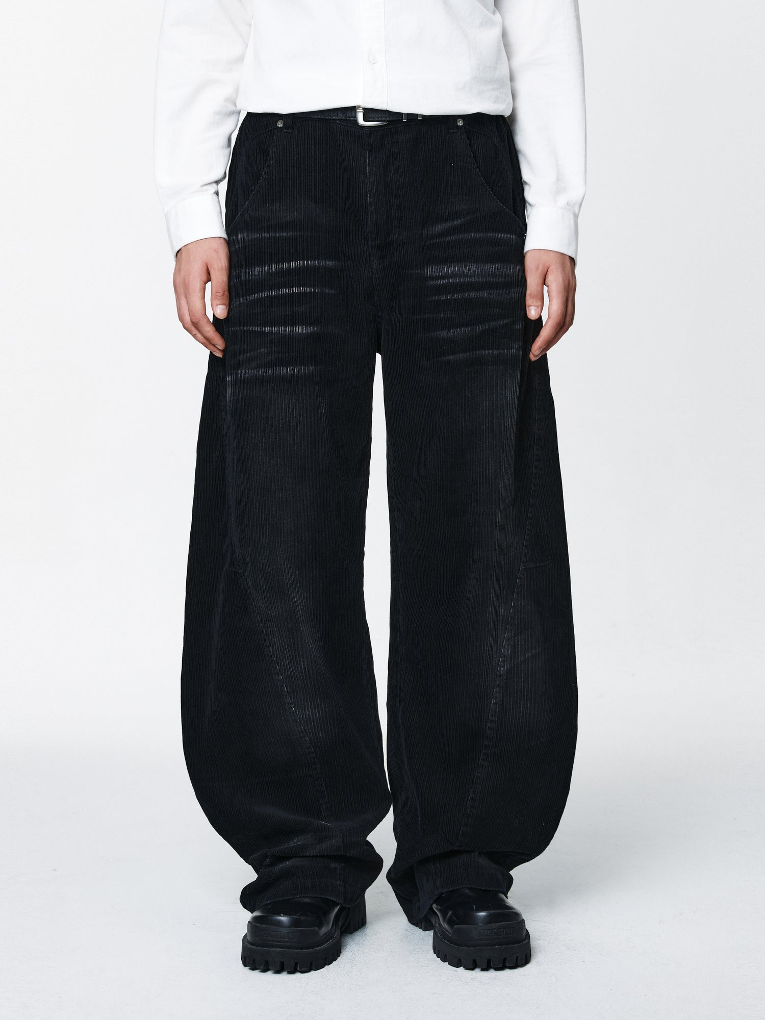 PCLP Faux Denim Corduroy Pants