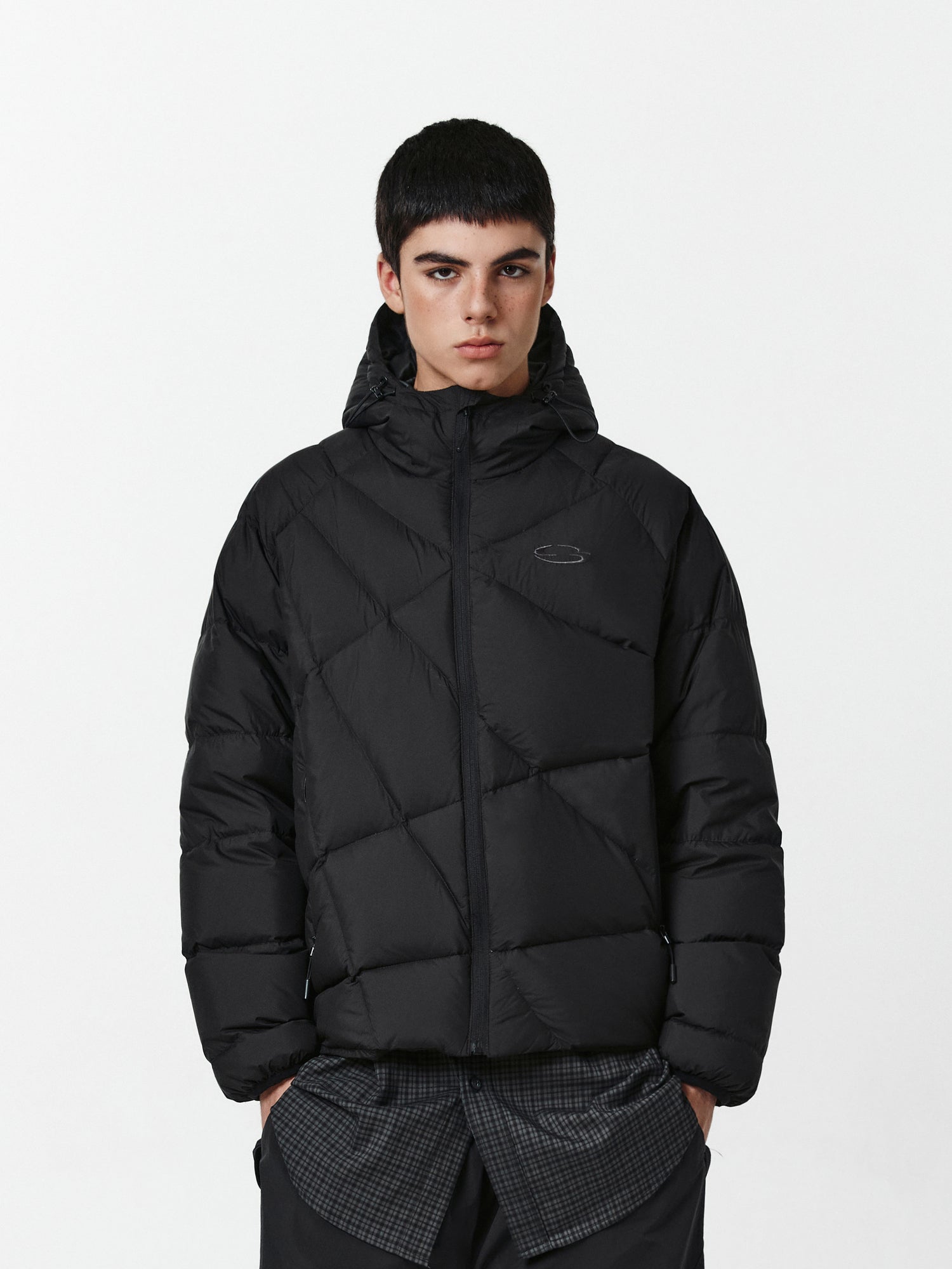 PCLP Irregular Line Down Jacket