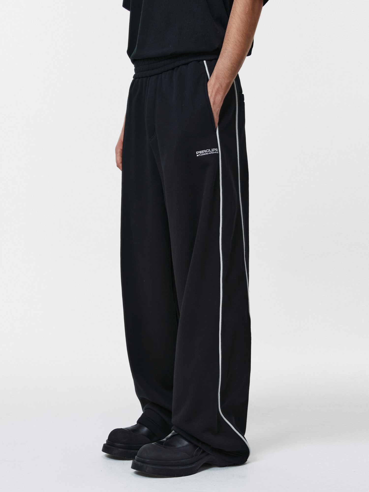 PCLP Deconstructed Line Wide Leg Sweatpants