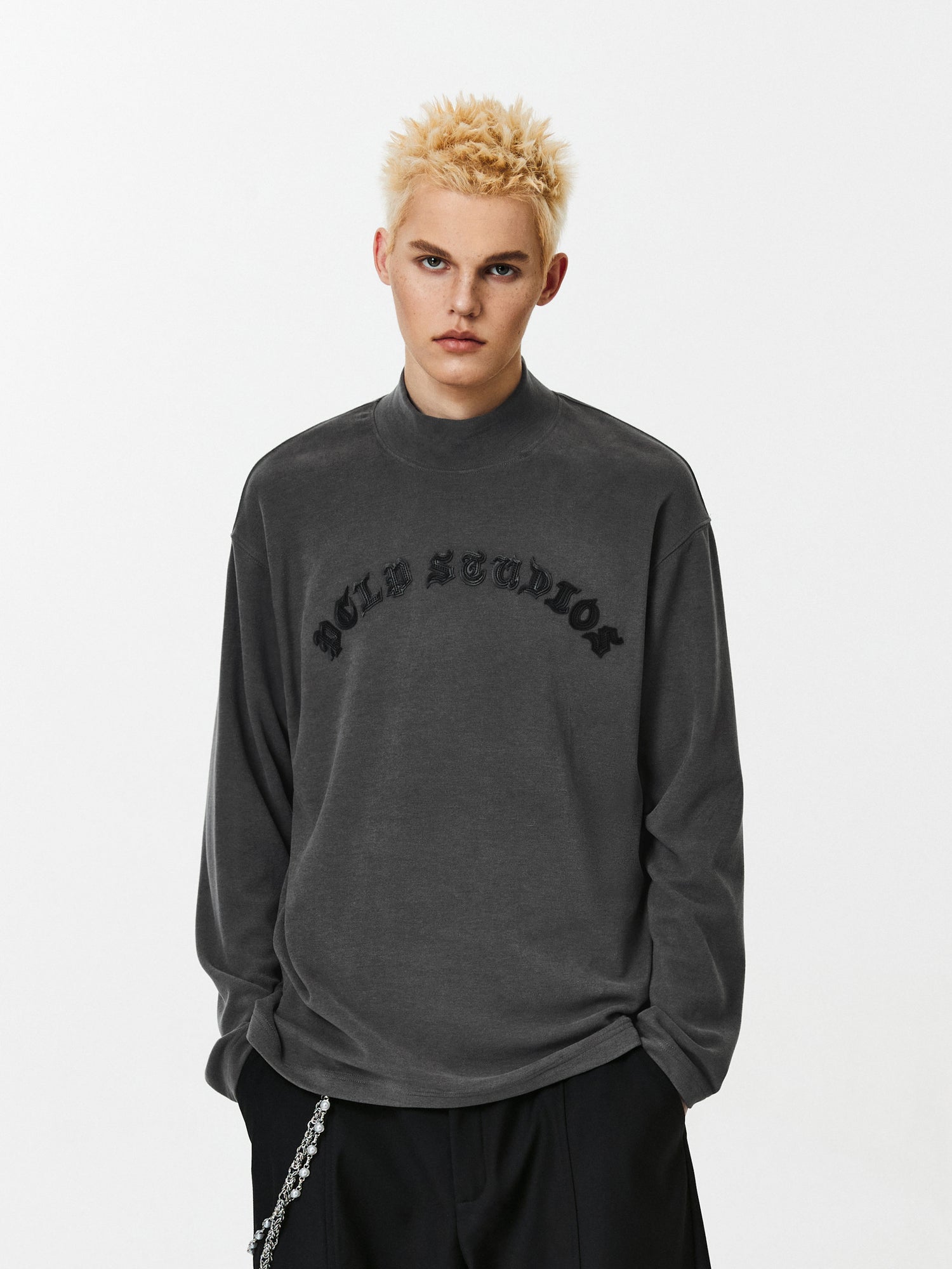 PCLP German Velvet Embroidered Long Sleeves