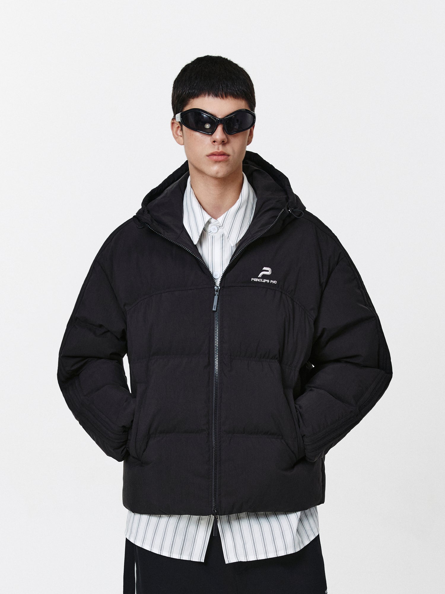 PCLP Side Webbing Hooded Down Jacket