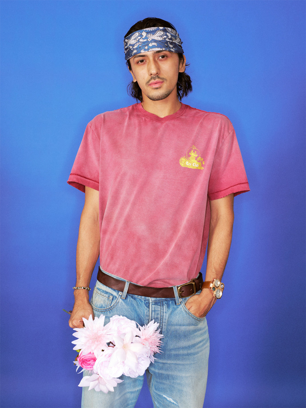 TREclub | Washed Red Graphic T-Shirt - PSYLOS 1, TREclub | Washed Red Graphic T-Shirt, T-Shirt, TREclub•JAPAN, PSYLOS 1