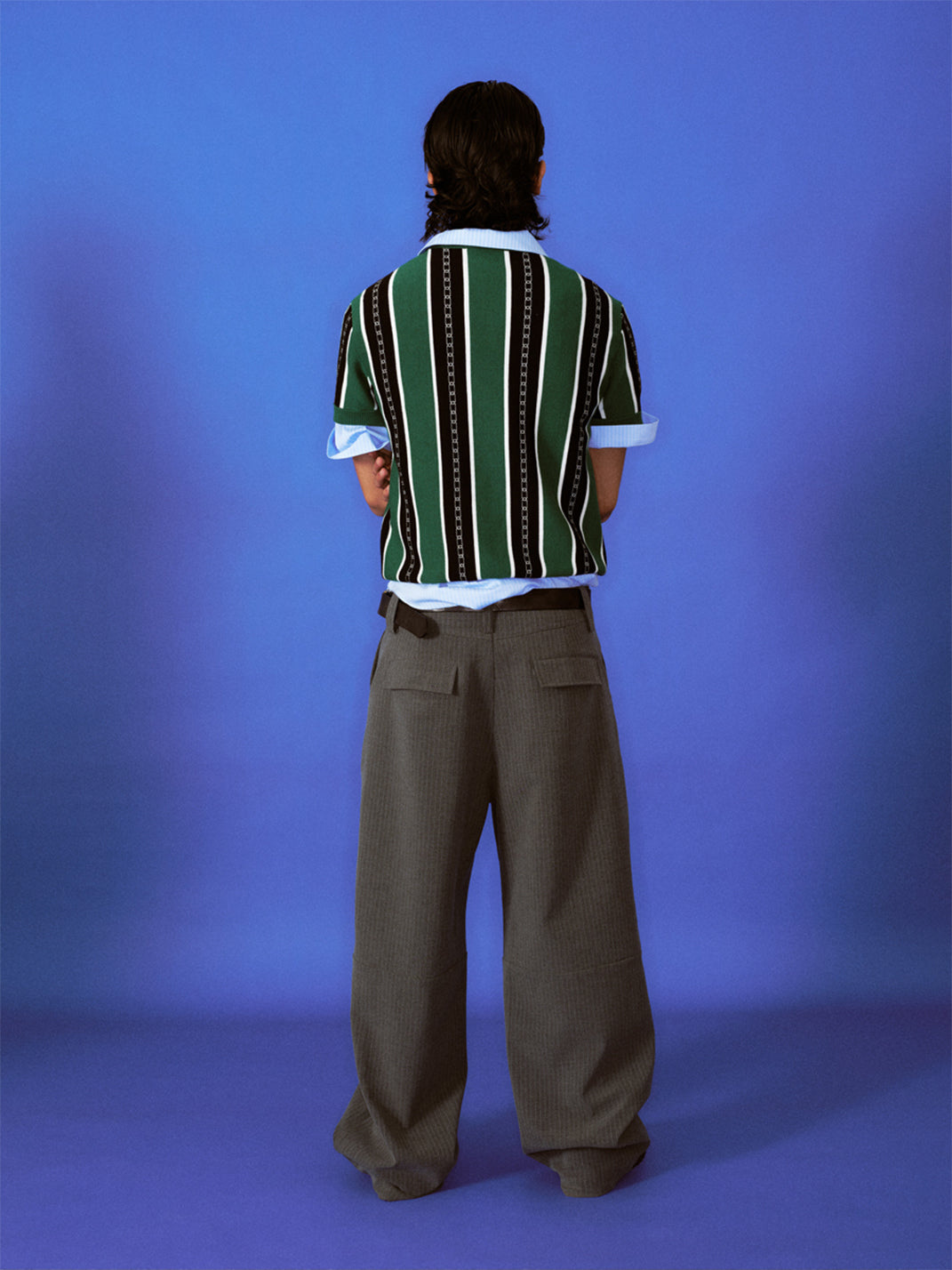 TREclub | Dual-Stripe Pleated Trousers - PSYLOS 1, TREclub | Dual-Stripe Pleated Trousers, Cargo Pants, TREclub•JAPAN, PSYLOS 1