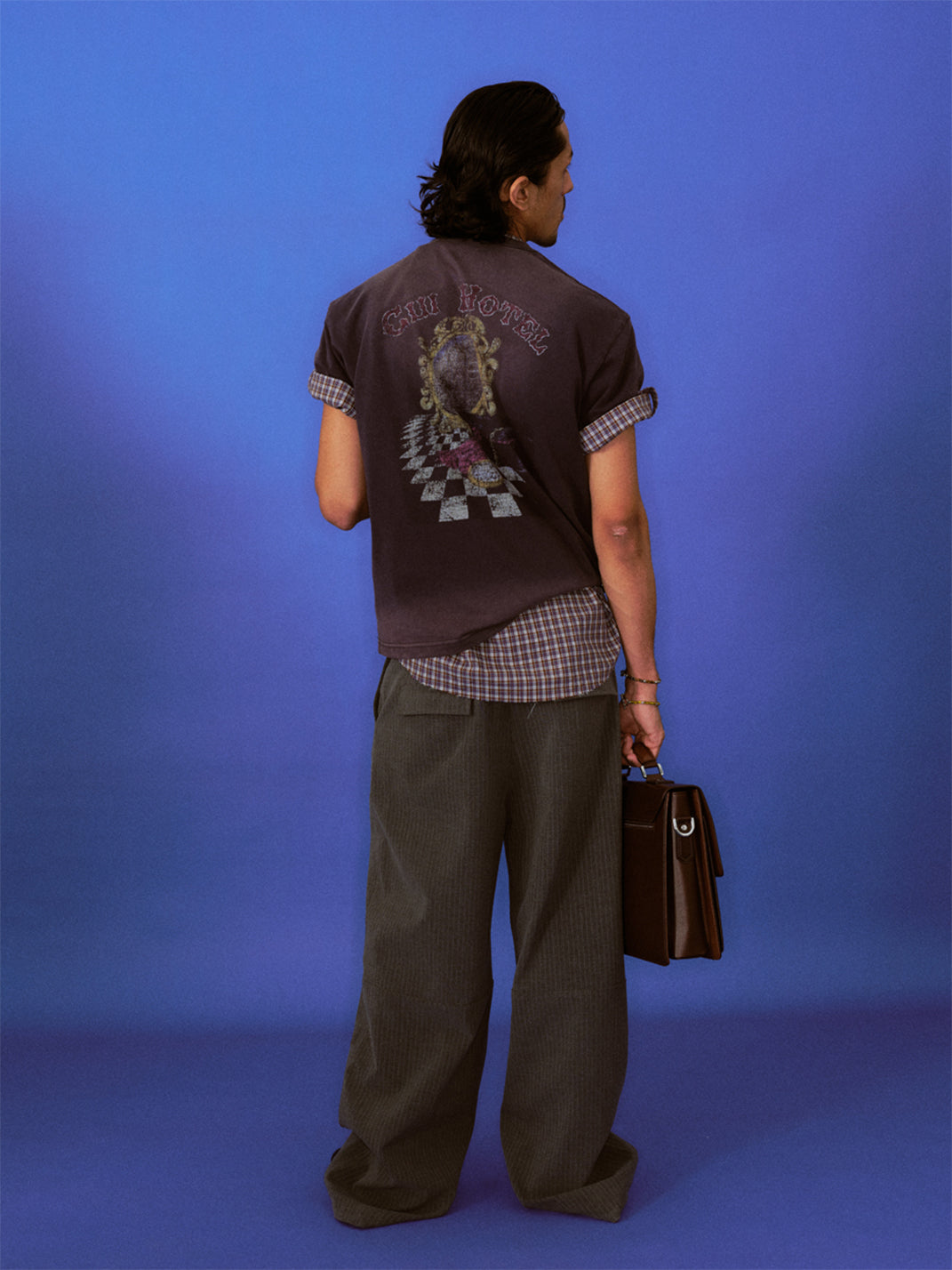 TREclub | Washed Blue Graphic T-Shirt - PSYLOS 1, TREclub | Washed Blue Graphic T-Shirt, T-Shirt, TREclub•JAPAN, PSYLOS 1