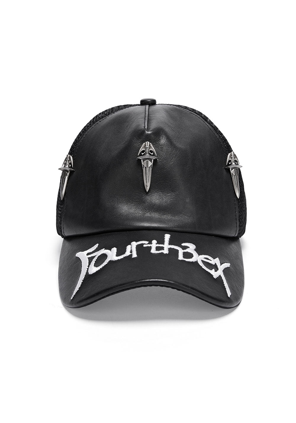 Fourth3ex丨Leather & Mesh Baseball Cap - PSYLOS 1, Fourth3ex丨Leather & Mesh Baseball Cap, cap, Fourth3ex, PSYLOS 1