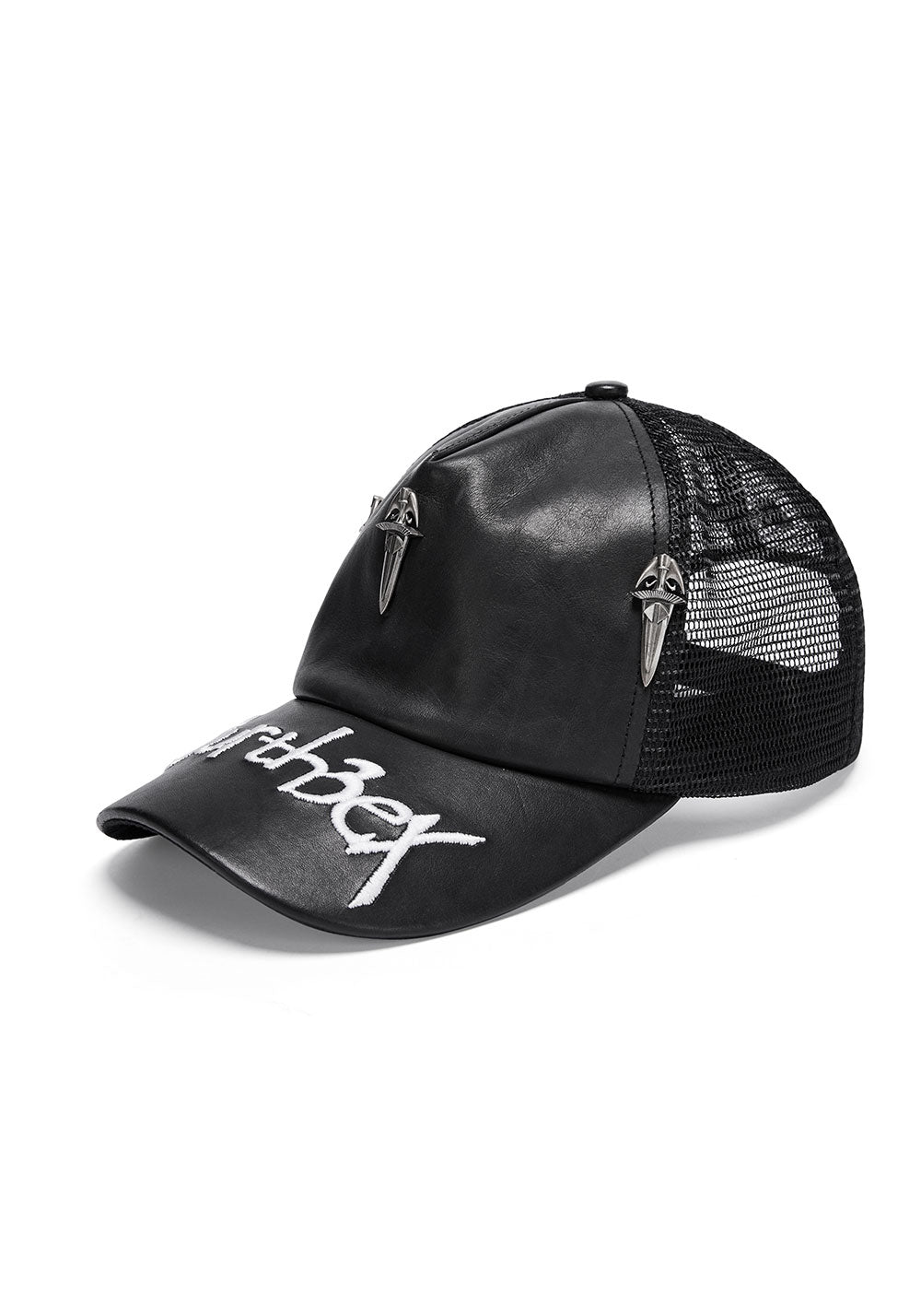 Fourth3ex丨Leather & Mesh Baseball Cap - PSYLOS 1, Fourth3ex丨Leather & Mesh Baseball Cap, cap, Fourth3ex, PSYLOS 1