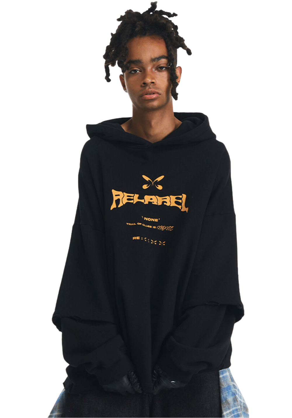 Mock two best sale piece hoodie