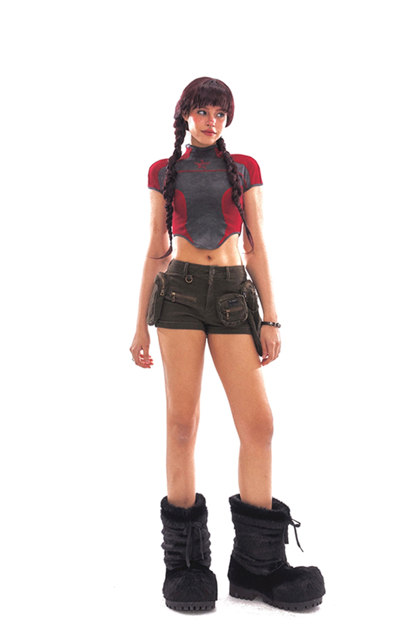 3D Pocket Washed Distressed Shorts - PSYLOS 1, 3D Pocket Washed Distressed Shorts, Shorts, NyDkyel, PSYLOS 1